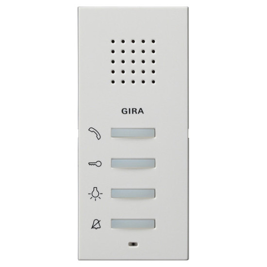 Gira 125027 Wohnungsstation AP System 55 Reinweiß m