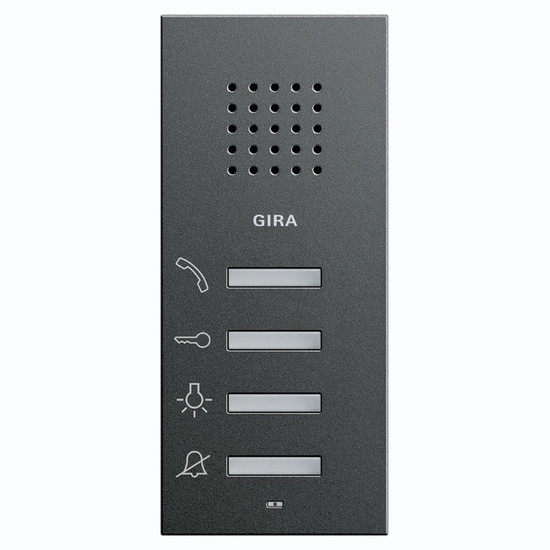Gira 125028 Wohnungsstation AP System 55 Anthrazit