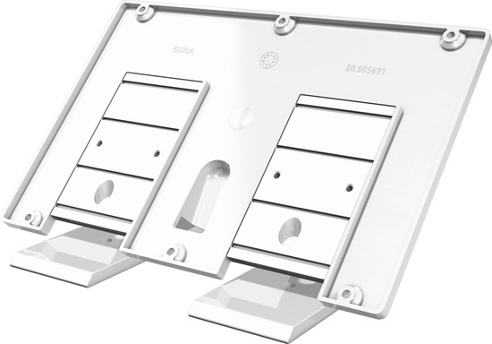 Gira 128203 Standfuß Wohnungsstation Video AP 7 Türkommunikation Reinweiß