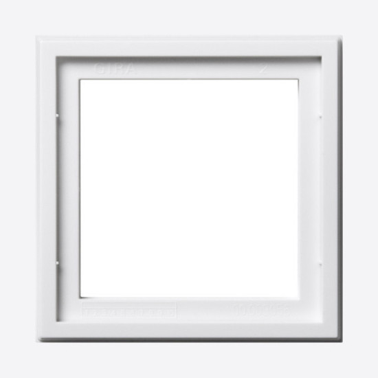 Gira 131103 Montageadapter 1-fach Gira E2 Reinweiß