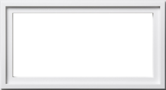 Gira 131203 Montageadapter 2-fach Gira E2 Reinweiß