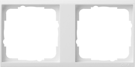 Gira 1462723 Zwischenrahmen 2-fach Gira Event Klar Reinweiß