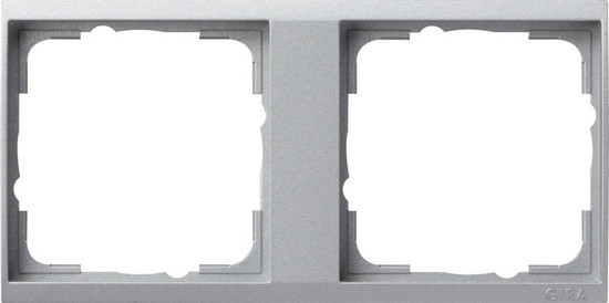 Gira 1462726 Zwischenrahmen 2-fach Gira Event Klar F Alu