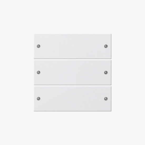 Gira 218303 Wippenset 3-fach System 55 Reinweiß(lack.)