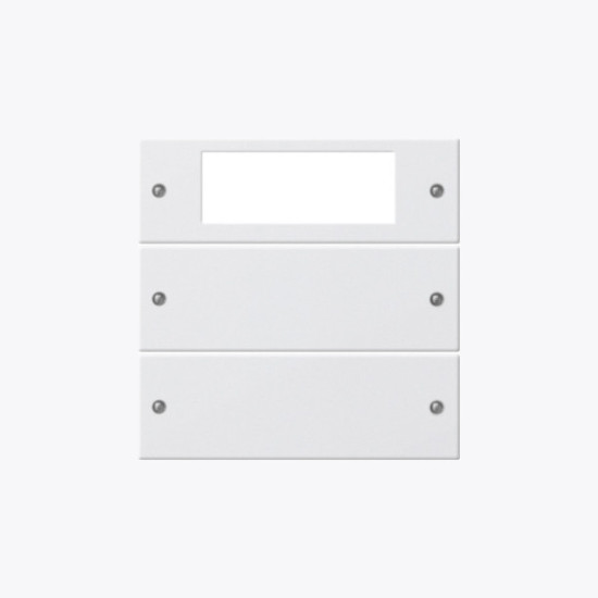 Gira 219227 Wippenset 2-fach Plus System 55 Reinweiß m(lack.)