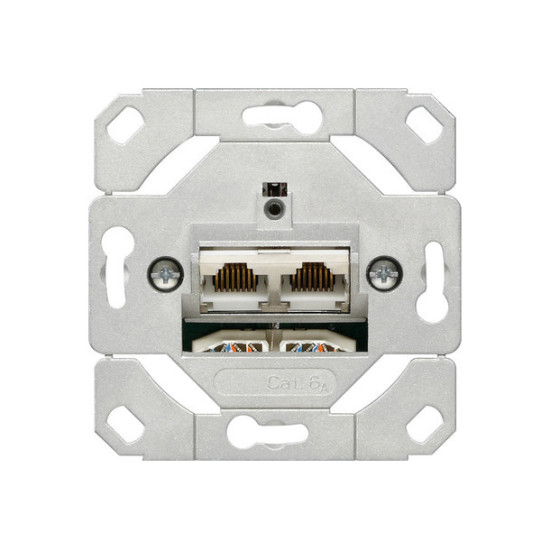 Gira 245200 Netzwerk Cat.6A 2-fach Einsatz