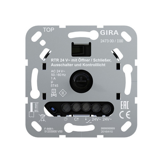 Gira 247300 RTR 24 V Öffür/Schließ. Aus + Kontroll Einsatz