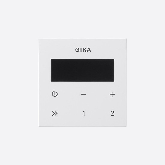 Gira 248003 BedienAufsatz UP-Radio RDS System 55 Reinweiß
