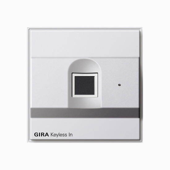 Gira 261766 Gira Keyless In Fingerprint-Leseeinheit Gira TX_44 Reinweiß