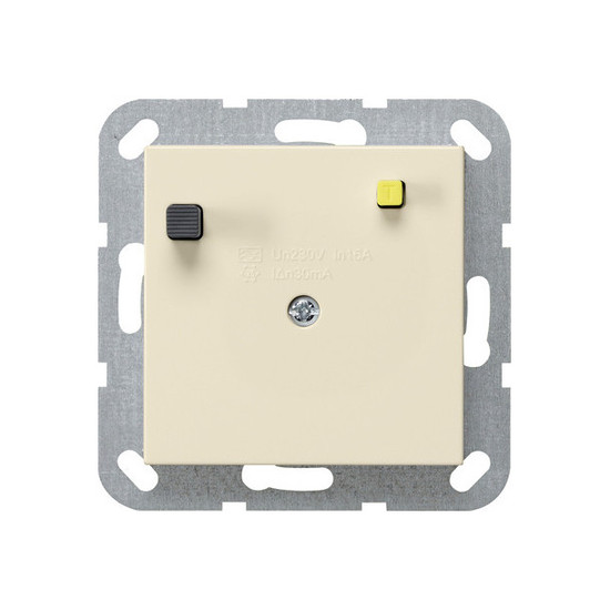 Gira 266401 FI-Schutzschalter 30 mA System 55 Cremeweiß
