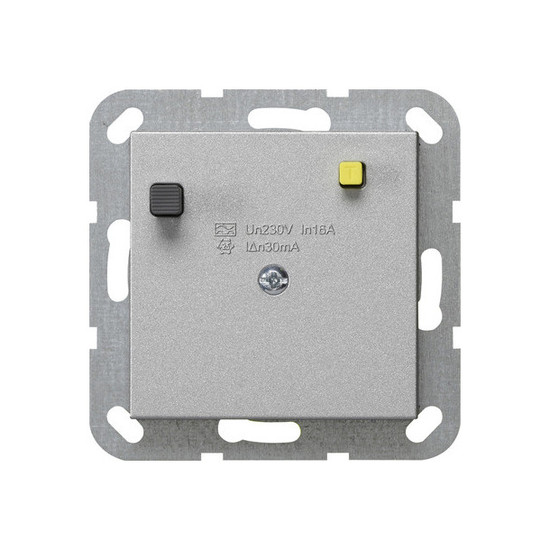 Gira 266426 FI-Schutzschalter 30 mA System 55 F Alu