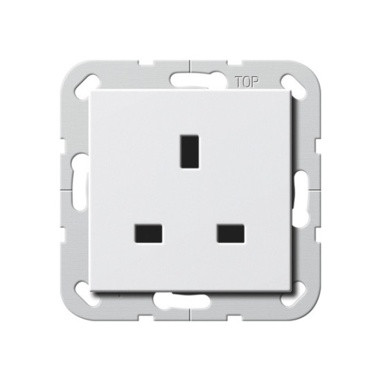 Gira 277603 Steckdose BS 13 A SH System 55 Reinweiß