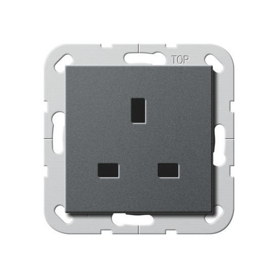 Gira 277628 Steckdose BS 13 A SH System 55 Anthrazit
