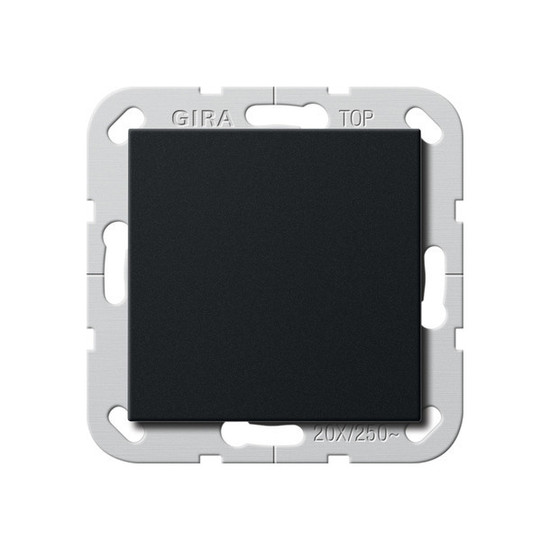 Gira 2836005 Wippschalter BS 20 AX Aus 2-polig System 55 Schwarz m