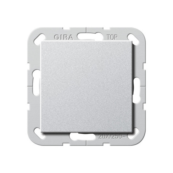 Gira 283626 Wippschalter BS 20 AX Aus 2-polig System 55 F Alu