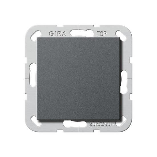 Gira 283628 Wippschalter BS 20 AX Aus 2-polig System 55 Anthrazit