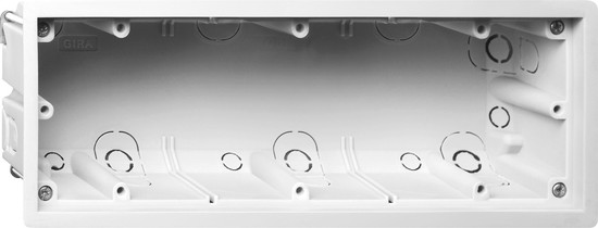 Gira 289800 Gerätedose 3-fach flach Gira E2