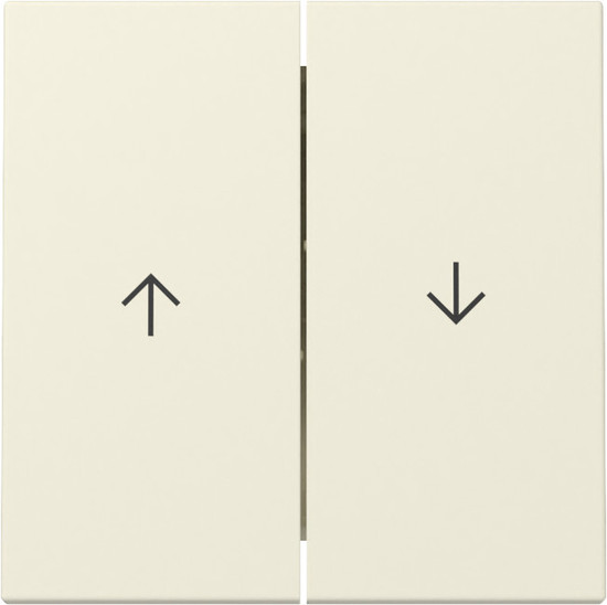 Gira 329401 Wippe 2-fach Pfeil System 55 Cremeweiß