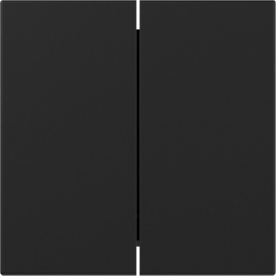 Gira 3495005 Wippe 2-fach gerade System 55 Schwarz m