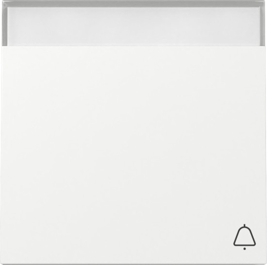 Gira 367370 Wippe Symbol Klingel + Beschriftungsfeld Flächenschalter Reinweiß