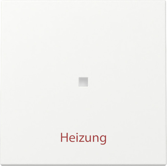 Gira 367827 Wippe Kontrollfür + Heizung Ein/Aus System 55 Reinweiß m
