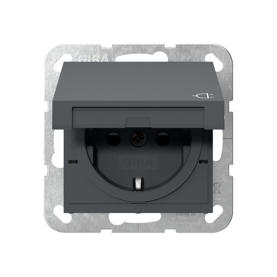 Gira 441428 SCHUKO-Steckdose KD + SP System 55 Anthrazit