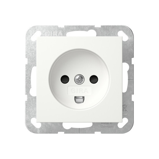 Gira 442203 Steckdose Dänisch SP System 55 Reinweiß