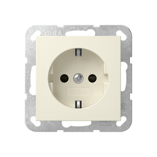 Gira 445301 SCHUKO-Steckdose SP System 55 Cremeweiß