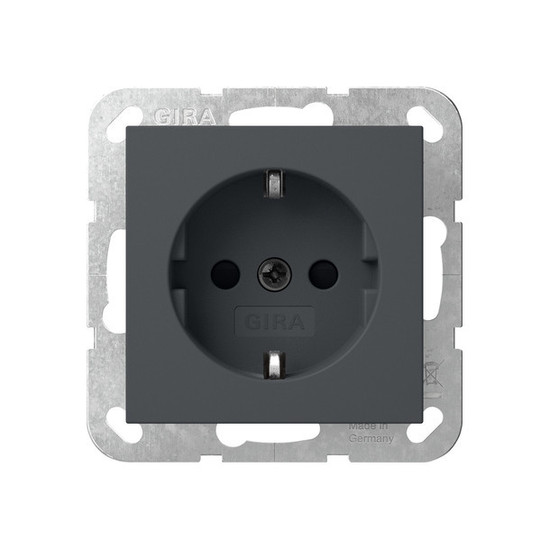 Gira 445328 SCHUKO-Steckdose SP System 55 Anthrazit