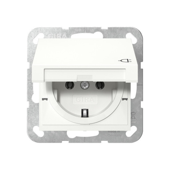 Gira 445427 SCHUKO-Steckdose KD System 55 Reinweiß m