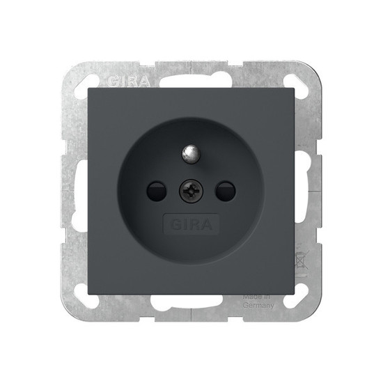 Gira 448528 Steckdose Erdstift + SP System 55 Anthrazit