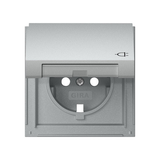 Gira 492265 Abdeckung SCHUKO-Steckdose KD Gira TX_44 F Alu