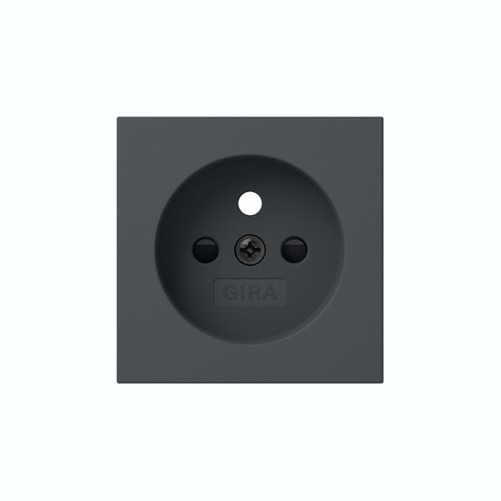 Gira 494528 Abdeckung Steckdose Erdstift SP System 55 Anthrazit