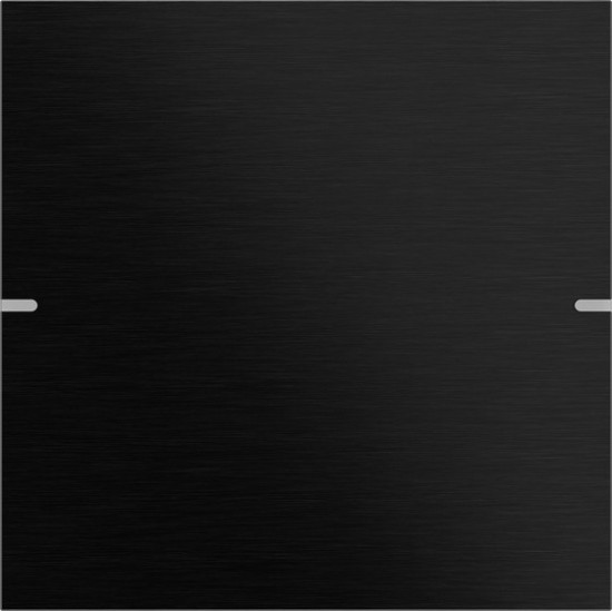 Gira 5021126 Wippenset 1-fach Tastsensensor 4.95 Alum.Schwarz(elox.)