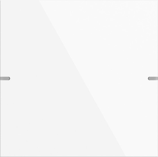 Gira 5021903 Wippenset 1-fach Tastsensensor 4.95 Alum.Reinweiß(lack.)