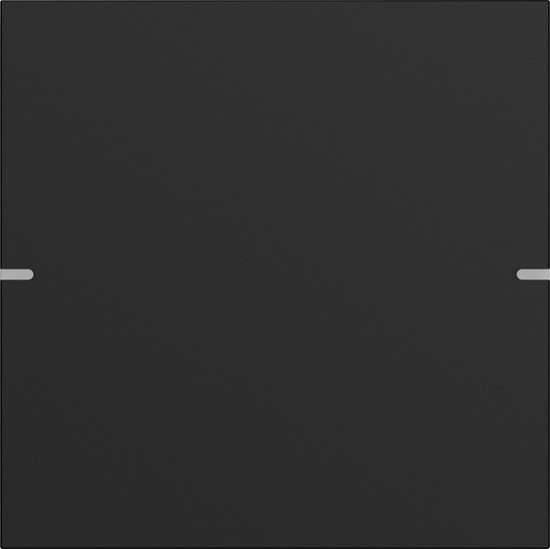 Gira 5021905 Wippenset 1-fach Tastsensensor 4.95 Alum.Schwarz m(lack.)