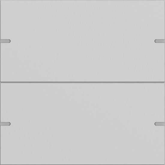 Gira 5022915 Wippenset 2-fach Tastsensensor 4.95 Alum.Grau m(lack.)