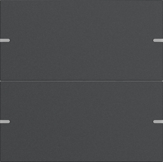 Gira 5022928 Wippenset 2-fach Tastsensensor 4.95 Alum.Anthrazit(lack.)