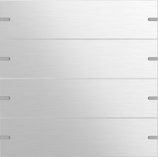 Gira 502417 Wippenset 4-fach Tastsensensor 4.95 Aluminium(elox.)