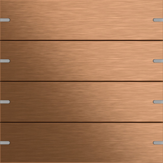 Gira 502438 Wippenset 4-fach Tastsensensor 4.95 Bronze