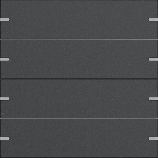 Gira 5024928 Wippenset 4-fach Tastsensensor 4.95 Alum.Anthrazit(lack.)