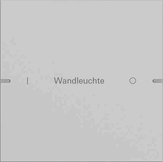 Gira 5031915 Wippenset 1-fach individuell Tastsensensor 4.95 Alum.Grau m(lack.)