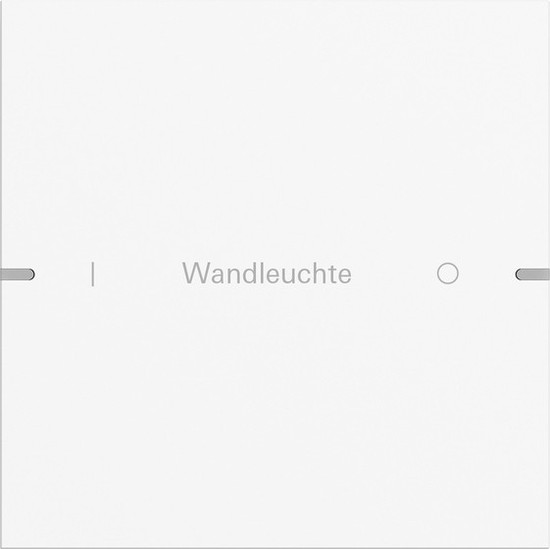 Gira 5031927 Wippenset 1-fach individuell Tastsensensor 4.95 Alum.Reinweiß m(lack.)