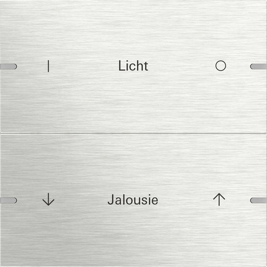 Gira 5032219 Wippenset 2-fach individuell Tastsensensor 4.95 Edelstahl