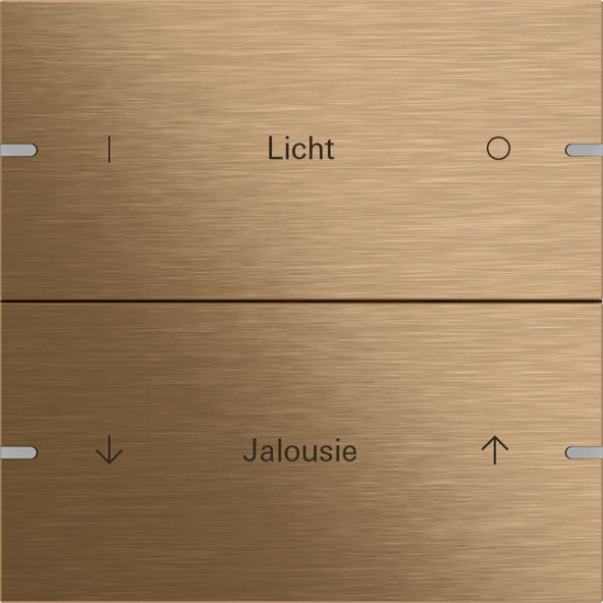 Gira 503238 Wippenset 2-fach individuell Tastsensensor 4.95 Bronze