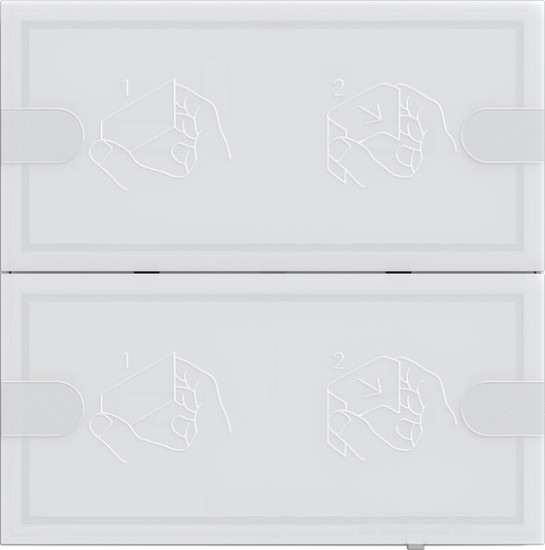 Gira 5052003 Tastsensensor 4.95 24 V 2-fach Weiß