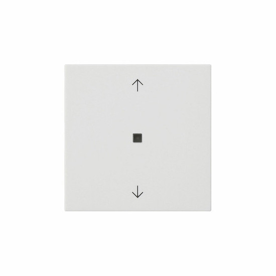 Gira 510527 RF BedienAufsatz 1-fach Pfeile KNX System 55 Reinweiß m