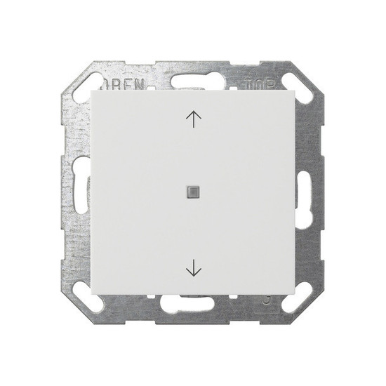 Gira 517203 Taster Wippe 1-fach Pfeile OneKNX System 55 Reinweiß