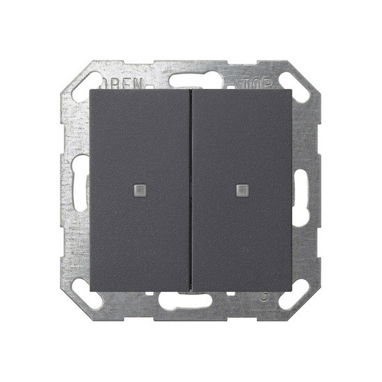 Gira 517328 Taster Wippe 2-fach OneKNX System 55 Anthrazit