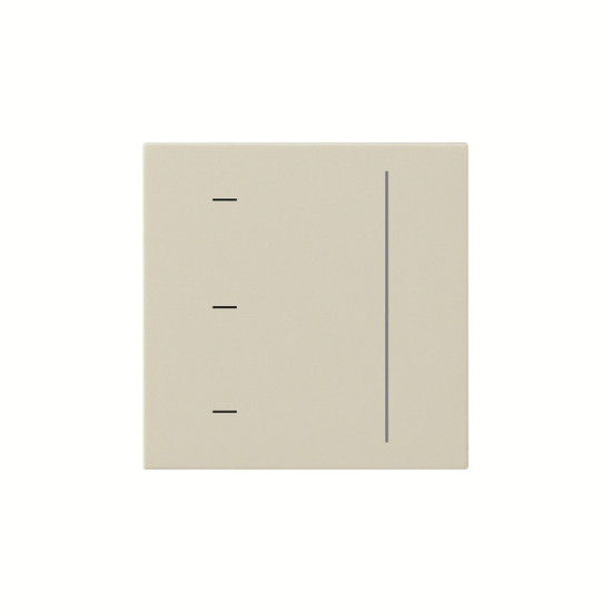 Gira 536501 S3000 TouchAufsatz System 55 Cremeweiß